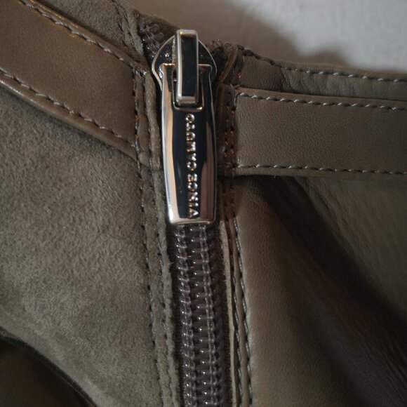 Vince Camuto Vanny Ladies Size 7.5 Grey Leather Upper Bootie - Picture 7 of 11